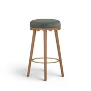 Oodle Performance Vegan Mohair Bar and Counter Stool