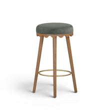 Oodle Performance Vegan Mohair Bar and Counter Stool
