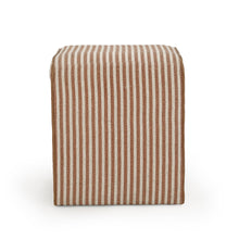 Byron Square Cotton Jute Ottoman