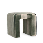 Byron Square Cotton Jute Ottoman