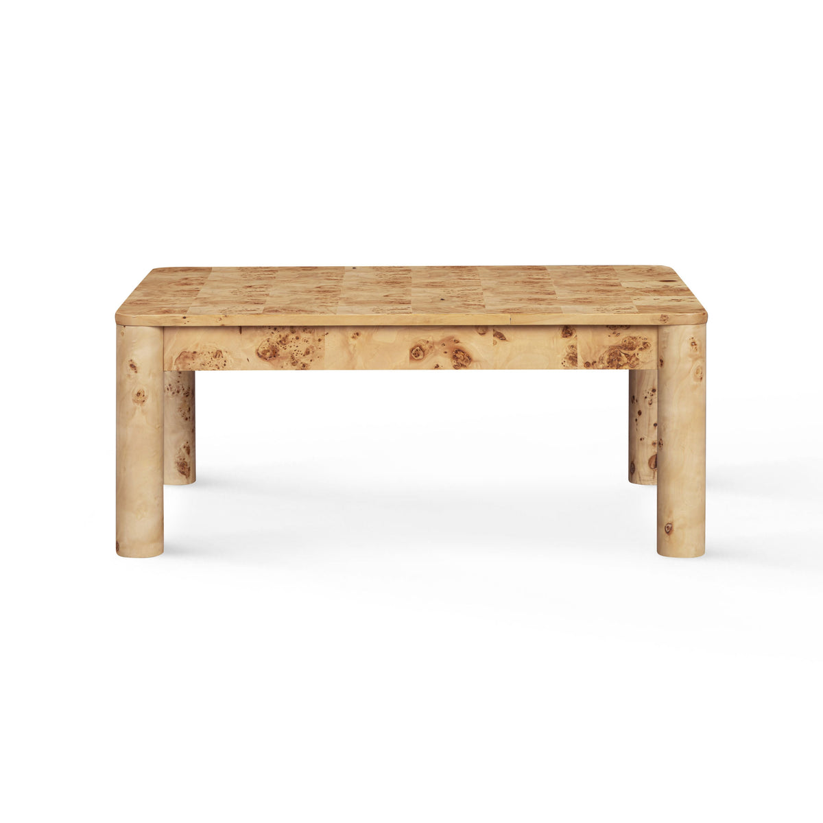 Berri 39" Natural Burl Coffee Table