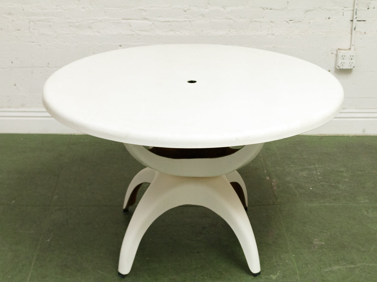 Atomic Fiberglass Outdoor Dining Table