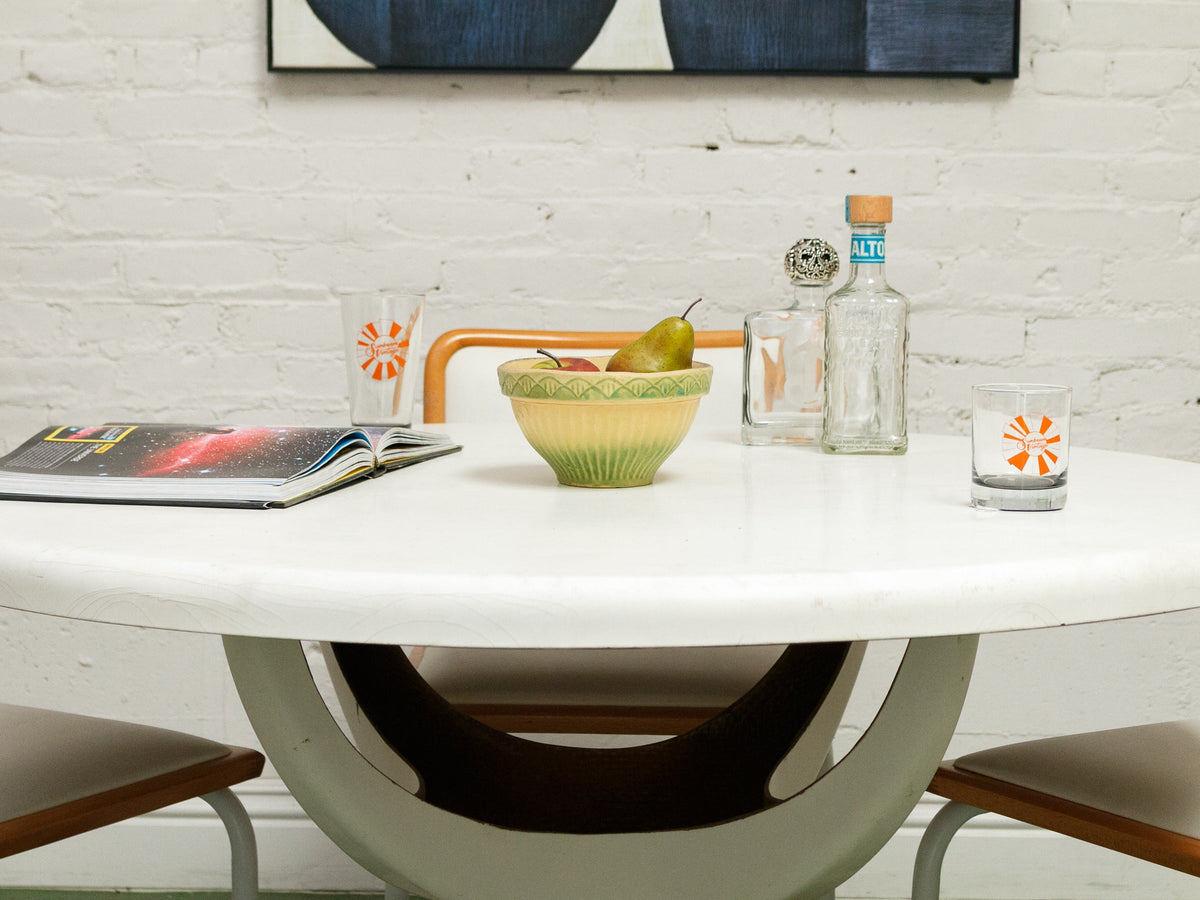 Atomic Fiberglass Outdoor Dining Table