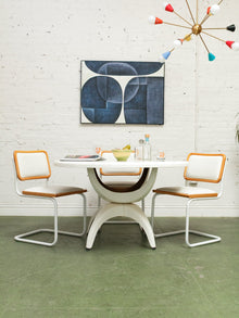 Atomic Fiberglass Outdoor Dining Table
