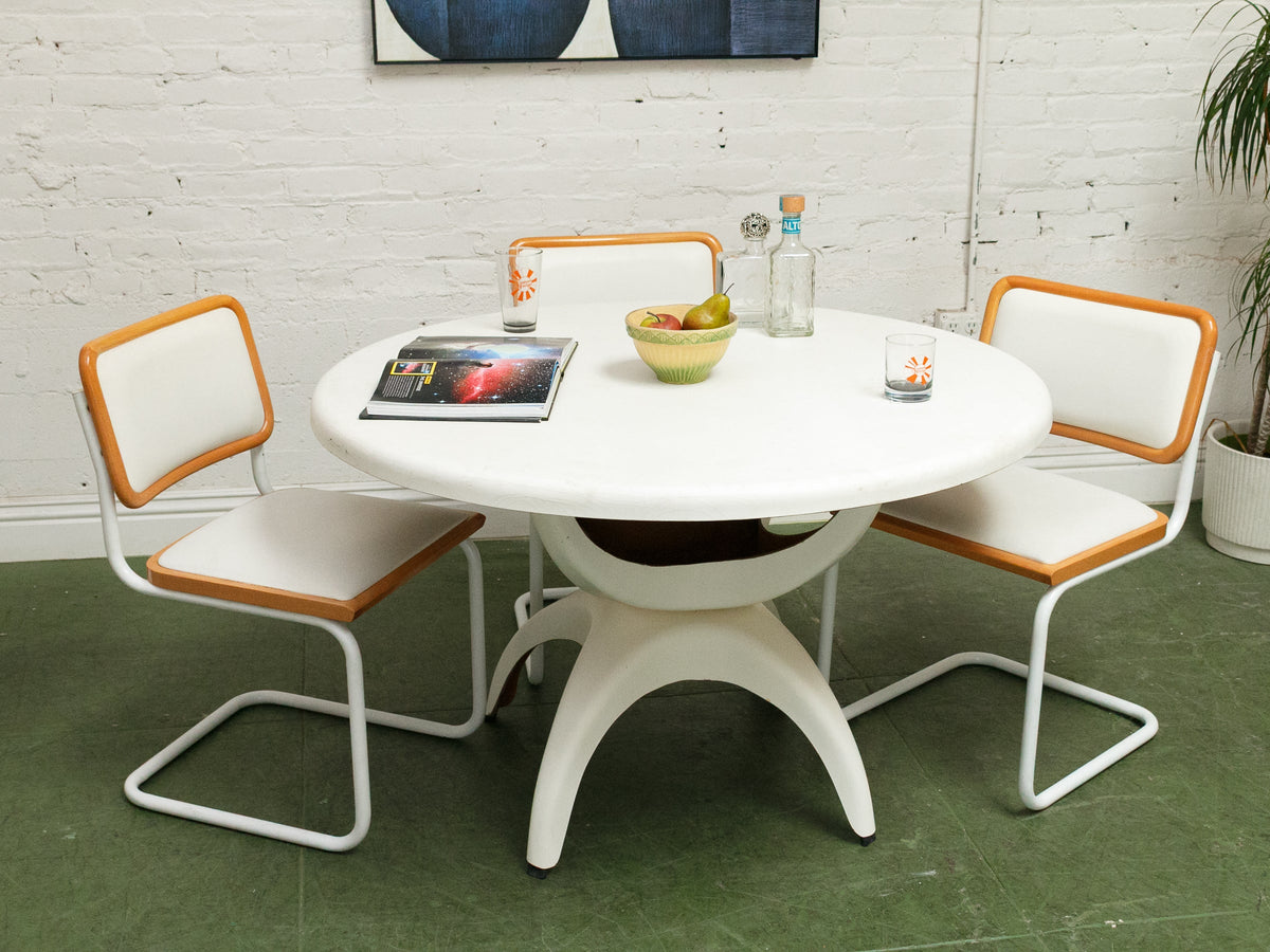 Atomic Fiberglass Outdoor Dining Table