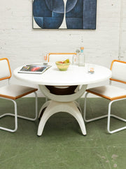 Atomic Fiberglass Outdoor Dining Table